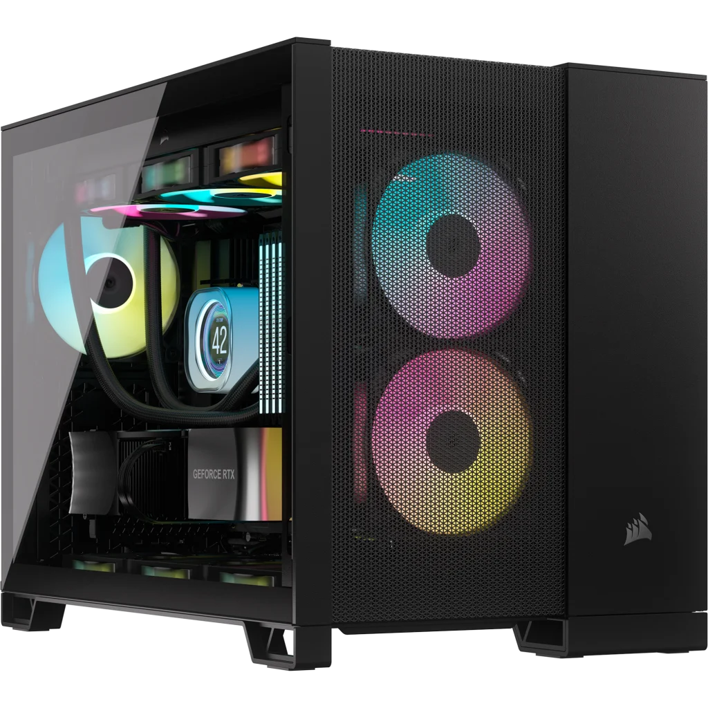 CORSAIR 2500D Airflow MATX 中塔機箱 強化玻璃 Dual Chamber