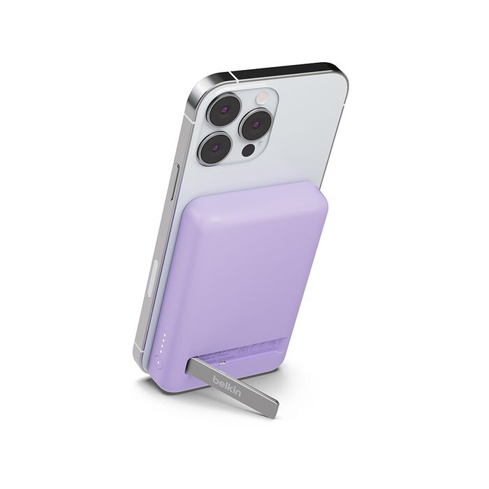 Belkin Boost Charge 5000mAh 便攜式磁力無線行動電源 內置支架
