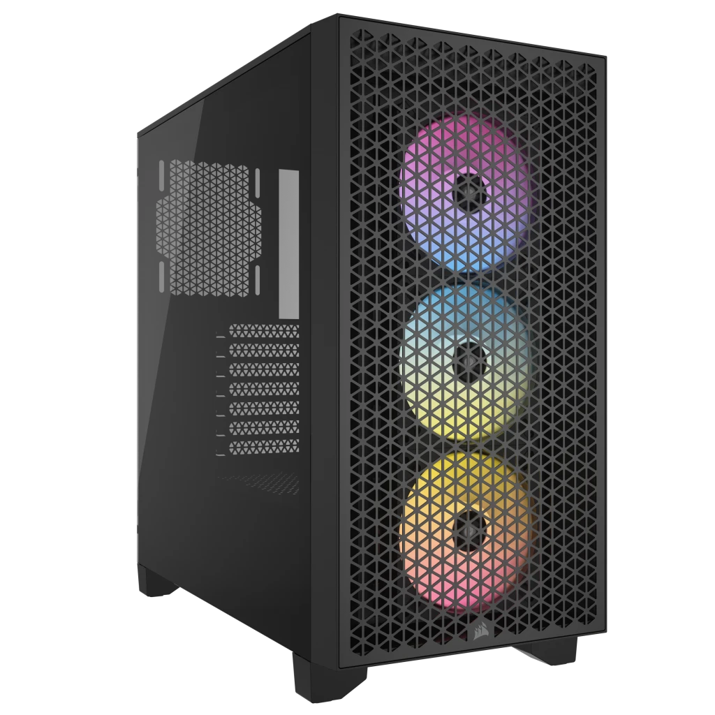 CORSAIR 3000D RGB Airflow ATX 中塔機箱 強化玻璃