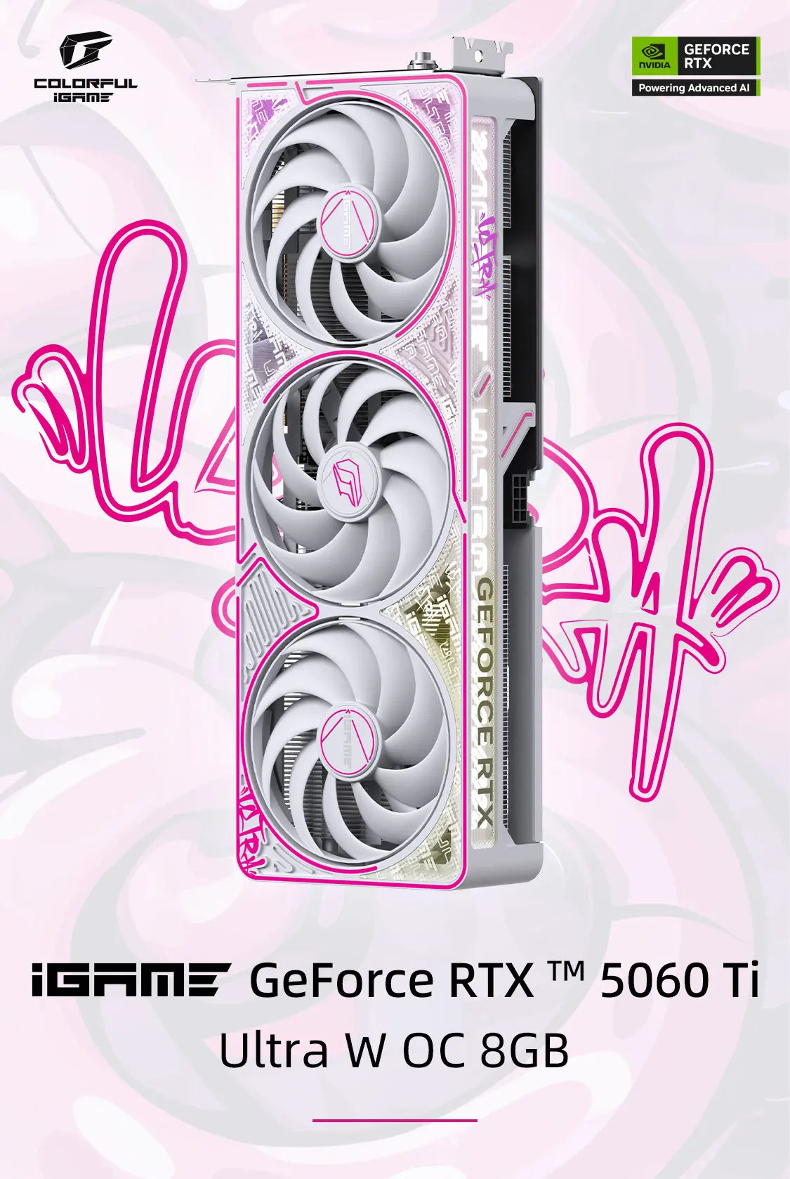 COLORFUL 七彩虹 iGame Ultra W OC GeForce RTX 5060 Ti 8G OC 顯示卡