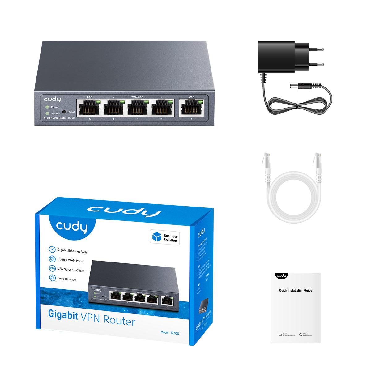 Cudy 多酷 R700 Gigabit Multi Wan VPN Router