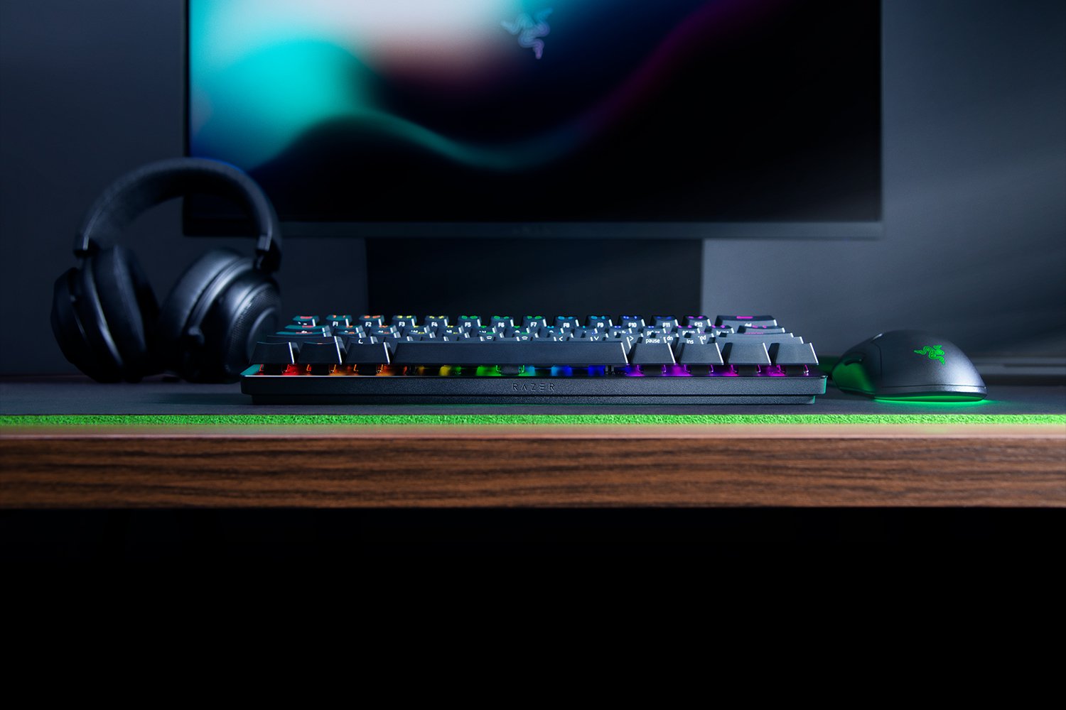 Razer Huntsman Mini - Clicky Purple Optical Switch - US - Black 電競遊戲鍵盤 (光學紫軸)