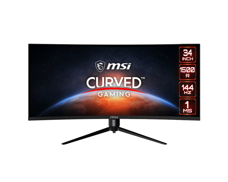 MSI 微星 Optix MAG342CQR 電競顯示器 (34 吋 UWQHD 144Hz VA Curved HDR Adative-Sync) - 3440 x 1440