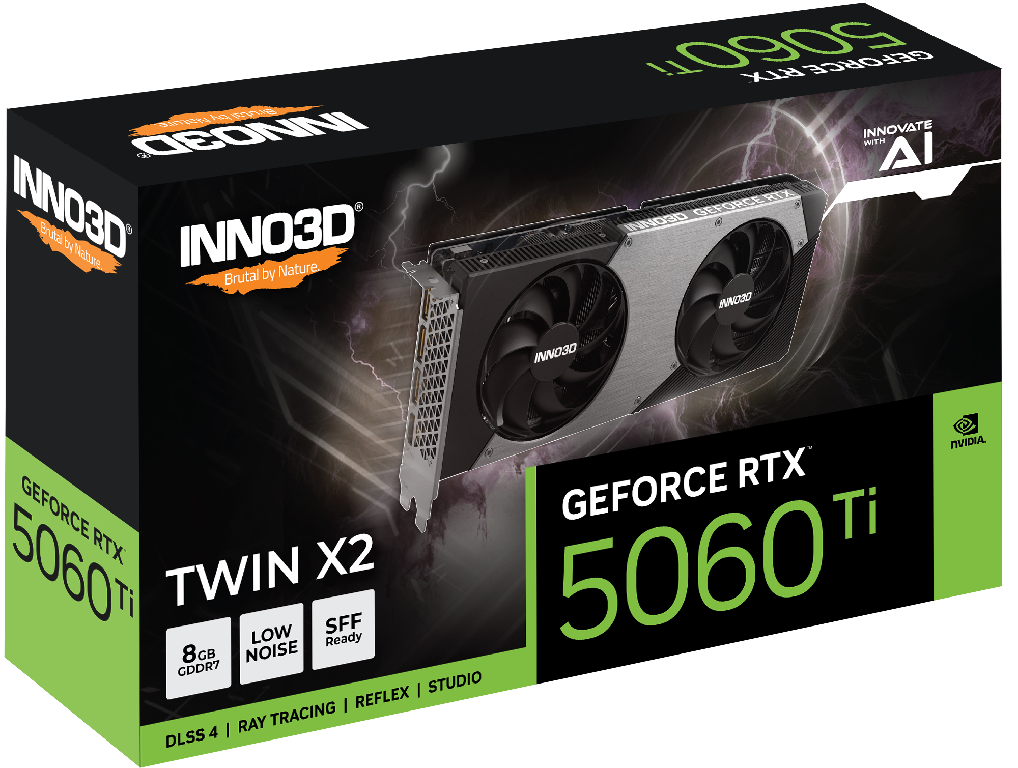 INNO3D GeForce RTX 5060 Ti TWIN X2 显示卡8GB 