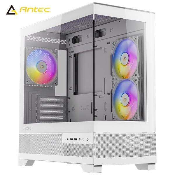 (内附3只风扇)Antec CX500M RGB MATX 电竞机箱黑/白