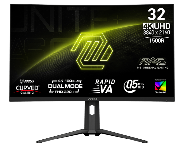MSI 微星MAG 275QF 电竞显示器(27 吋/ WQHD / 0.5ms 180Hz / RAPID IPS / Adaptive-Sync ) - 2560 x 1440