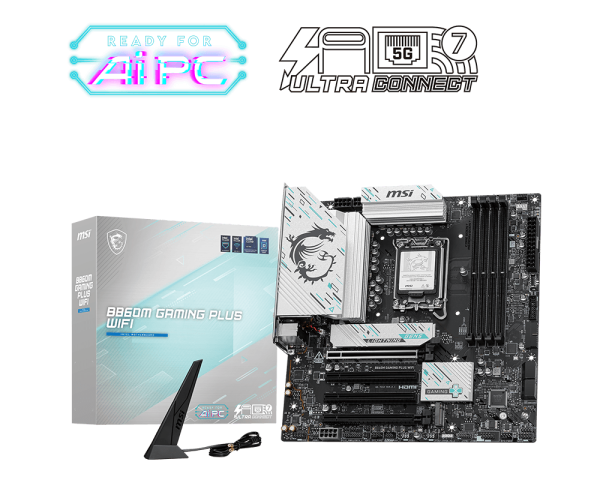 MSI 微星B860M GAMING PLUS WIFI MATX 主机板
