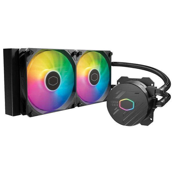 【复活节呈献】Cooler Master MasterLiquid ML240L Core ARGB 水冷散热器黑/ 白