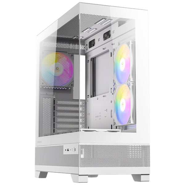 (内附3只风扇)Antec CX500M RGB MATX 电竞机箱黑/白
