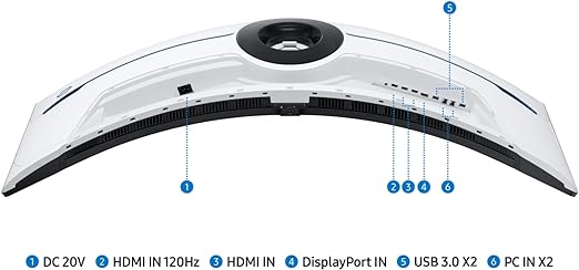 SAMSUNG 57" Odyssey Neo G9 G95NC 240Hz 曲面電競顯示器
