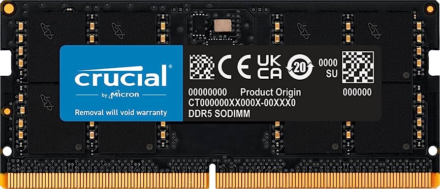 Crucial 5600Mhz SODIMM Notebook RAM DDR5 