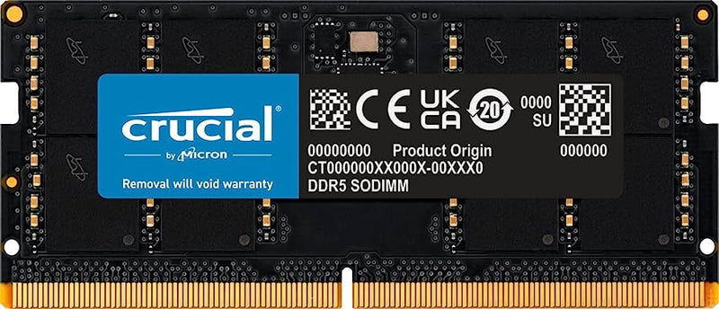 Crucial 16GB 5600Mhz SODIMM Notebook RAM DDR5