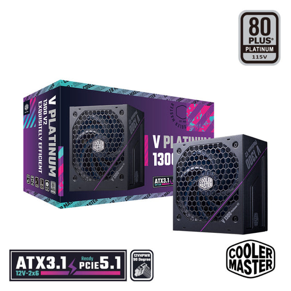 Cooler Master V Platinum 1300 V2 1300W 80Plus Platinum 铂金牌全模组主机电源ATX3.1 PCIE5.1 