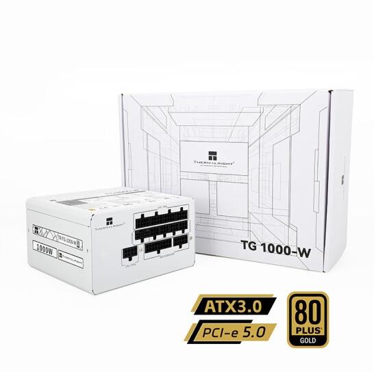 Thermalright TG1000 1000W 80Plus Gold 金牌 全模組 主機電源 (五年保用)