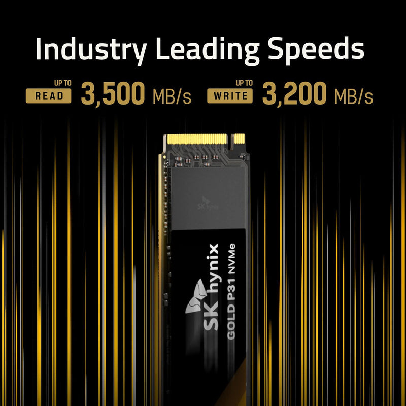 SK Hynix Platinum P31 2TB PCIe NVMe Gen3 M.2 2280 SSD (3500MB/s)