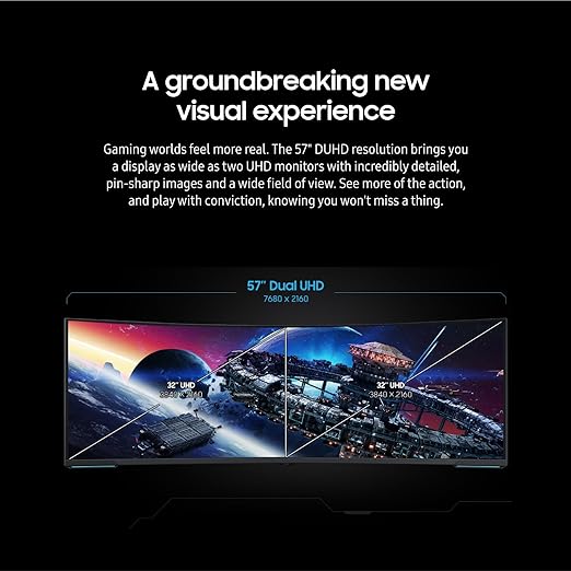 SAMSUNG 57" Odyssey Neo G9 G95NC 240Hz 曲面電競顯示器