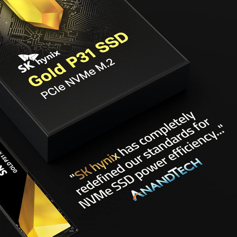 SK Hynix Platinum P31 2TB PCIe NVMe Gen3 M.2 2280 SSD (3500MB/s)