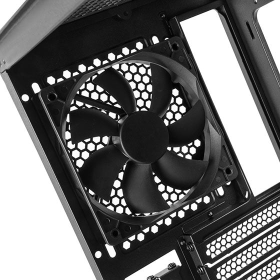 SilverStone FARA H1M M-ATX Case 钢制蜂巢格纹设计