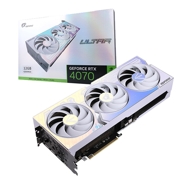 COLORFUL 七彩虹 iGame GeForce RTX4070 Ultra OC 12G G6X White 顯示卡