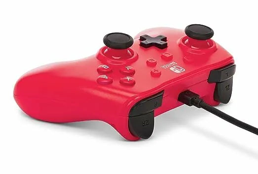 Nintendo 任天堂 PowerA Switch Controller 有線遊戲控制器(黑/白/紫/紅)