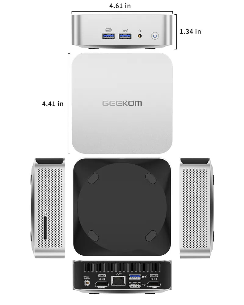(i9推荐) GEEKOM Mini IT13 Mini-PC 迷你电脑(i9 13900H、32GB RAM、1TB SSD、Window 11 Pro)