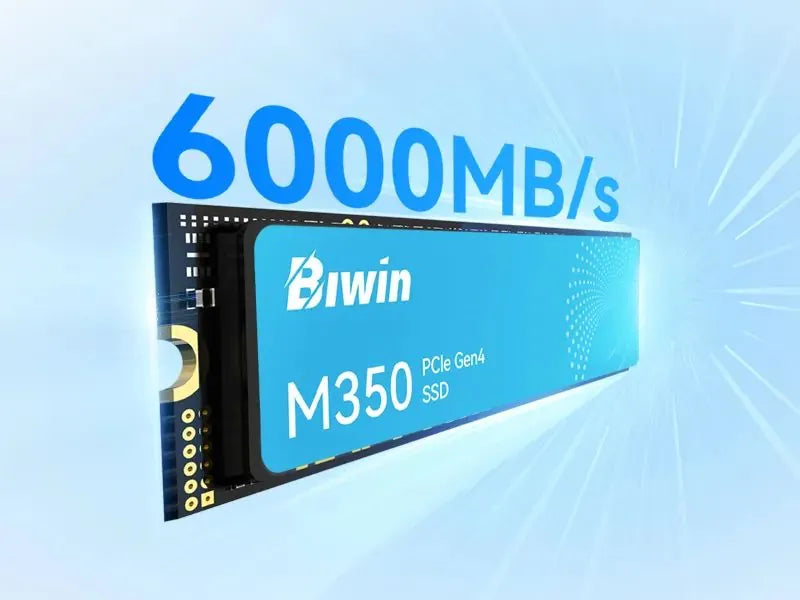 Biwin M350 PCIe 4.0 SSD 固態硬碟  6000 MB/s