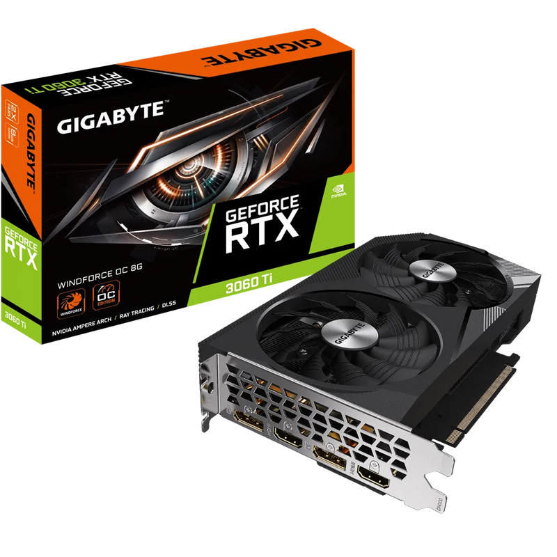 GIGABYTE 技嘉 WINDFORCE GeForce RTX 3060 Ti 8G OC 顯示卡