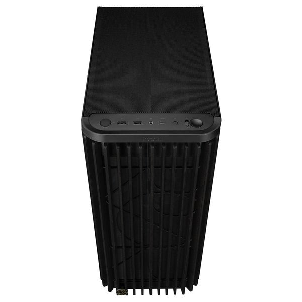 ASUS 华硕ProArt PA401 ATX 机箱黑色木质玻璃/ 金属侧板