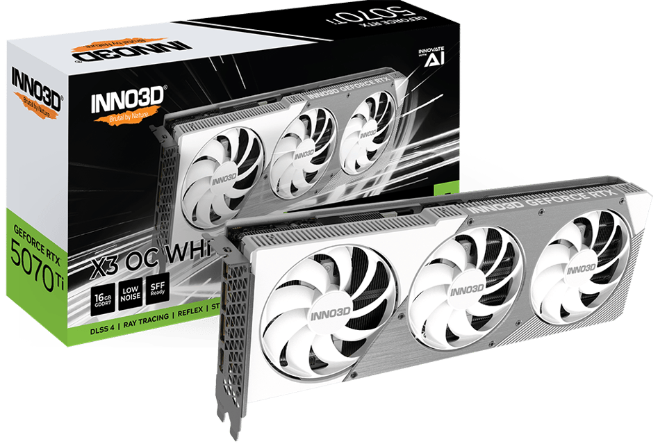 INNO3D GeForce RTX 5070 Ti X3 OC 显示卡16GB GDDR7