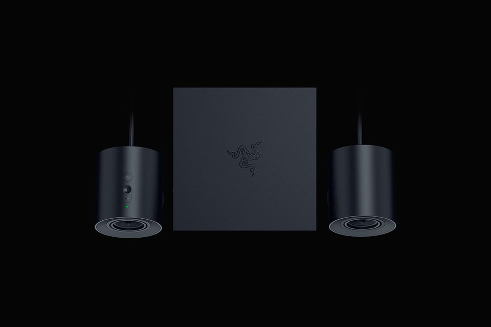 Razer Nommo V2 2.1 電腦遊戲喇叭與有線重低音揚聲器