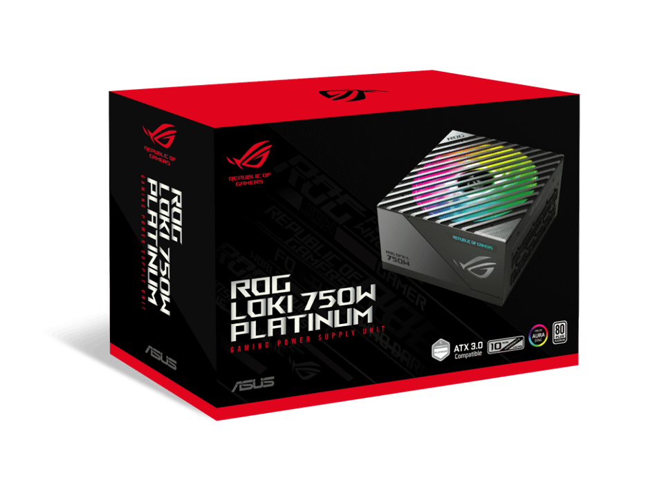 【復活節呈獻】ASUS ROG LOKI 750W 80Plus Platinum SFX-L 白金 全模組 ARGB 靜音 電源