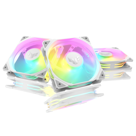 ASUS TUF Gaming TR120 ARGB 120mm 流體動力軸承機箱風扇 黑 / 白 單件裝 / 3件裝