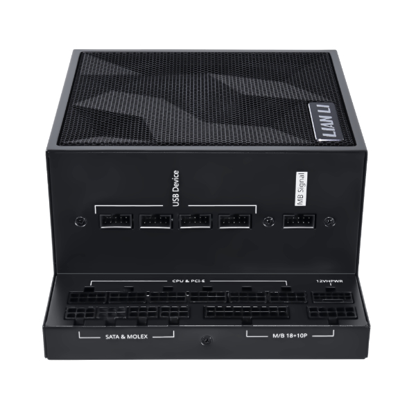 LIAN LI 聯力 EDGE 1000W 80Plus Platinum Fully Modular 鉑金牌 全模組 主機電源 黑/白