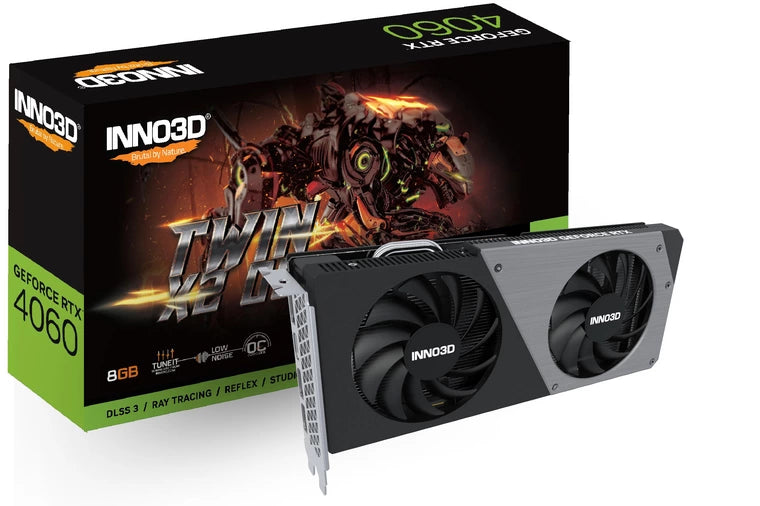 INNO3D GeForce RTX 4060 TWIN X2 OC 显示卡8GB GDDR6