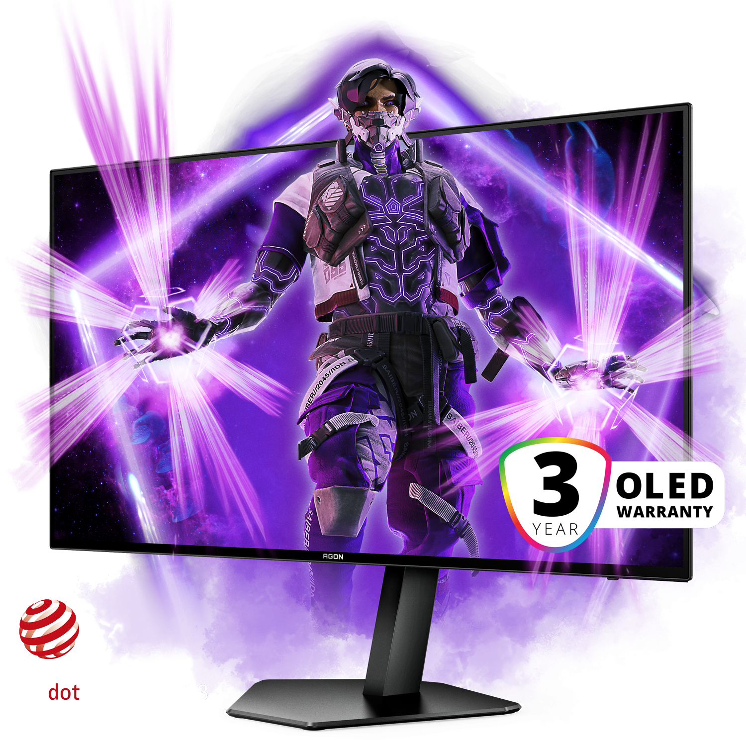 AOC AGON AG276QZD2 32" UHD QD-OLED 165Hz Gaming Monitor 电竞萤幕HDR400