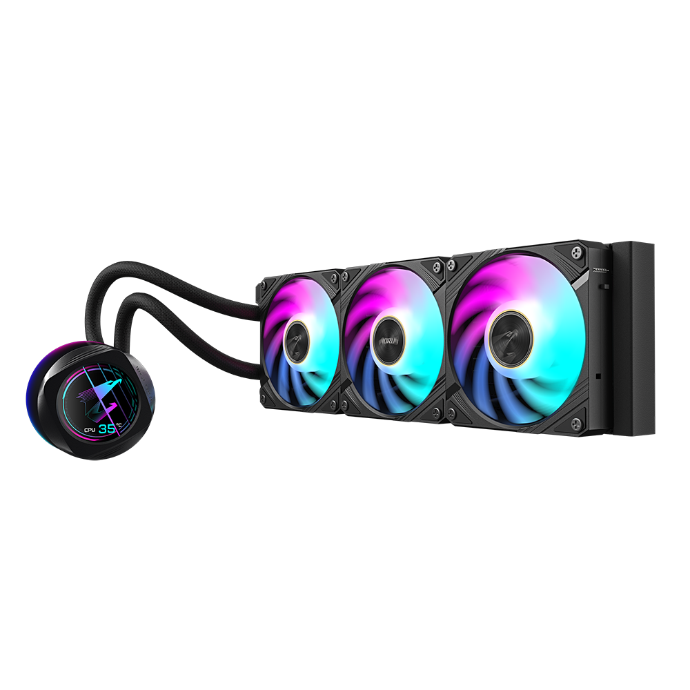 GIGABYTE 技嘉 AORUS WATERFORCE X II 360 水冷散熱器  (黑/白)