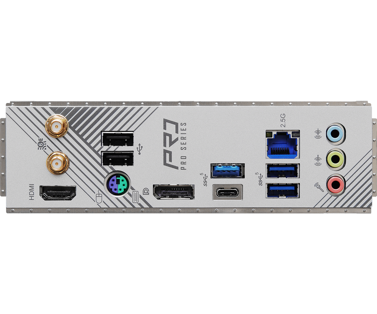 ASRock 華擎 B760M PRO RS/D4 WIFI Micro-ATX 白色主機板 (DDR4)
