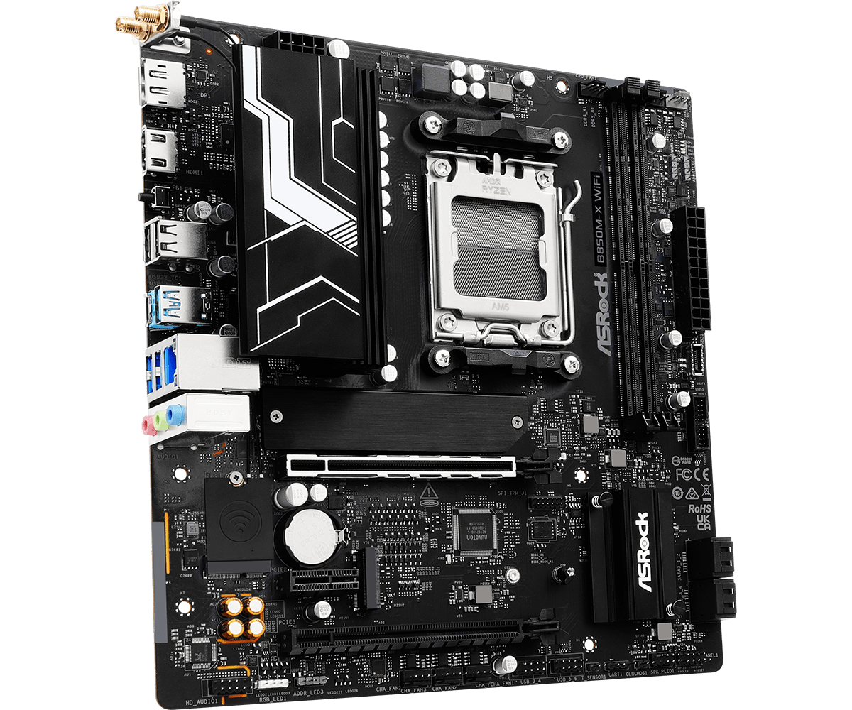 ASRock 華擎 B850M-X WiFi MATX 主機板
