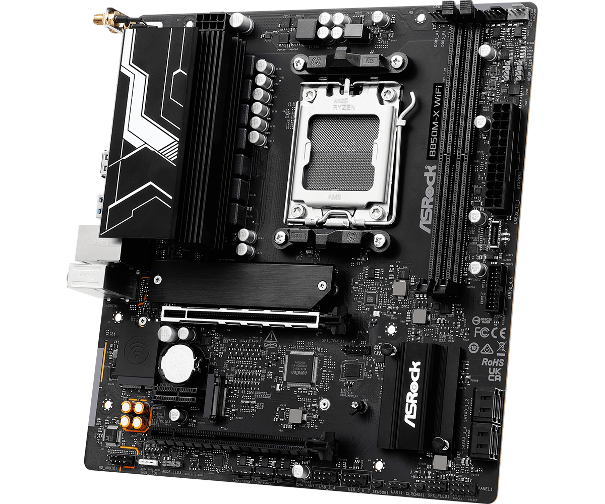 ASRock 華擎 B850M-X WiFi MATX 主機板