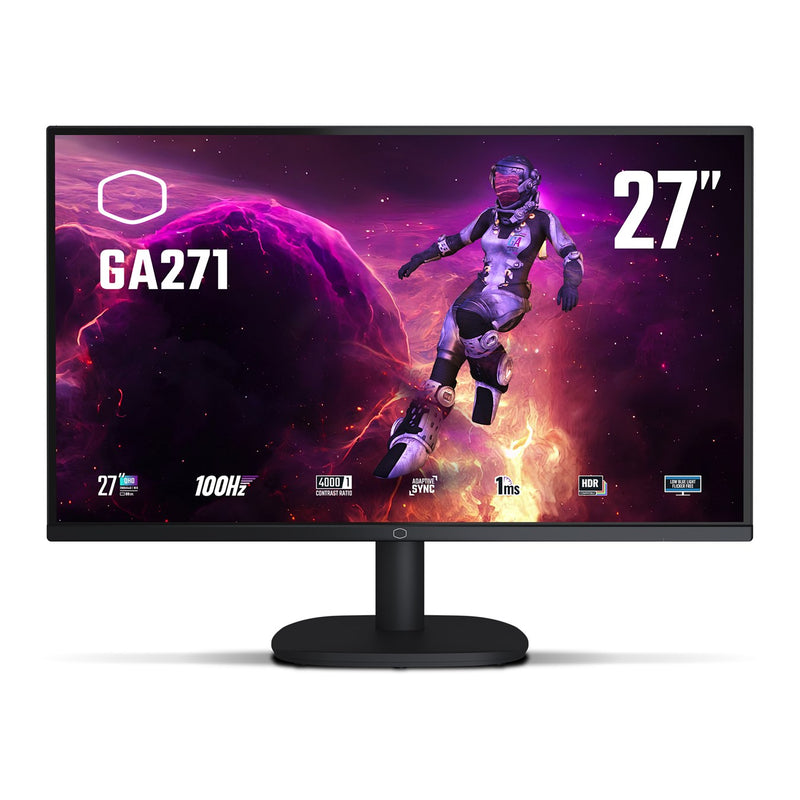 Cooler Master GA271 27" QHD 2K VA 100Hz 1Ms 遊戲顯示器