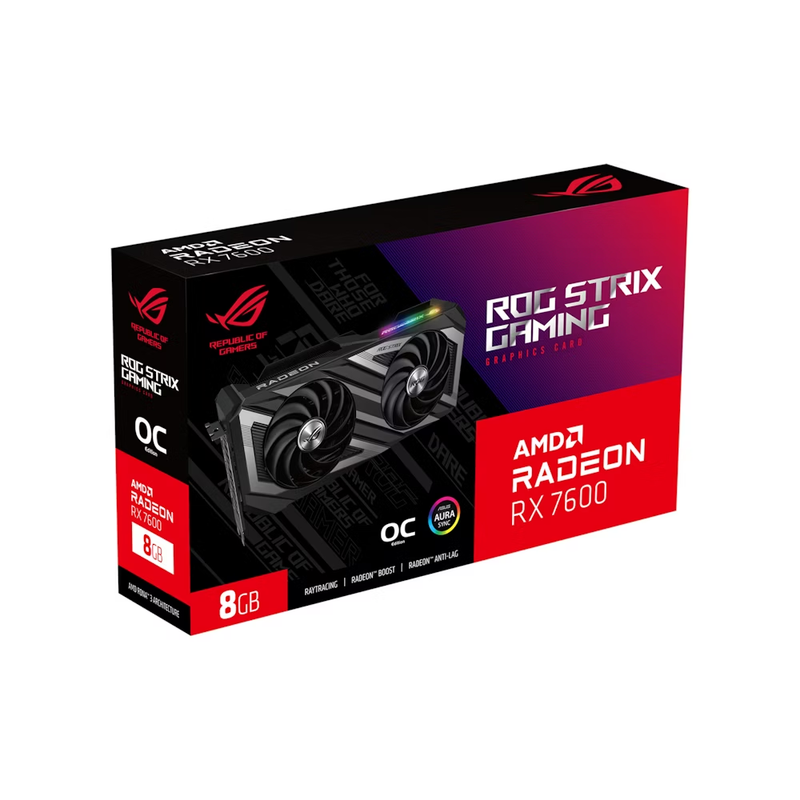 ASUS 華碩 ROG Strix Radeon RX 7600 8GB OC 顯示卡