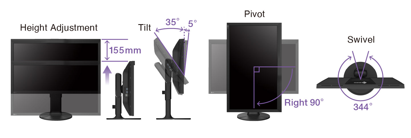 EIZO ColorEdge CG2700S 2K IPS Wide-Gamut LED Hardware Calibration Monitor