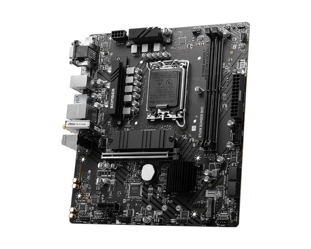 MSI 微星 B760M BOMBER WIFI Micro-ATX 主機板 (DDR5)