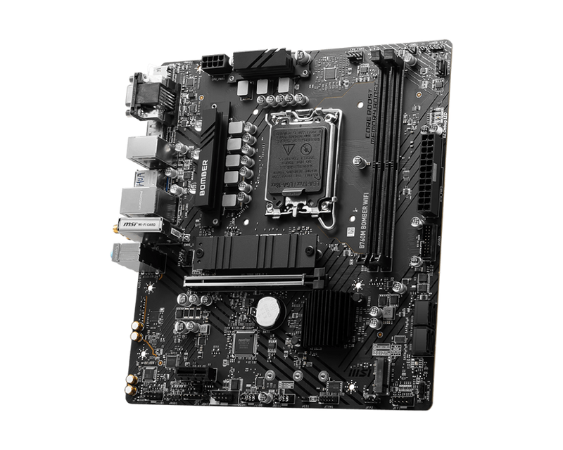 MSI 微星 B760M BOMBER WIFI Micro-ATX 主機板 (DDR5)