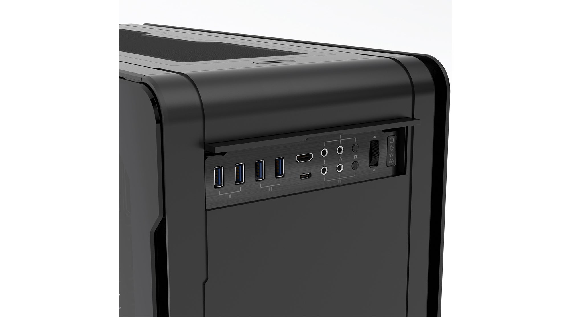 (附送5把风扇)Phanteks ENTHOO ELITE Tempered Glass E-ATX CASE 旗舰电竞机箱