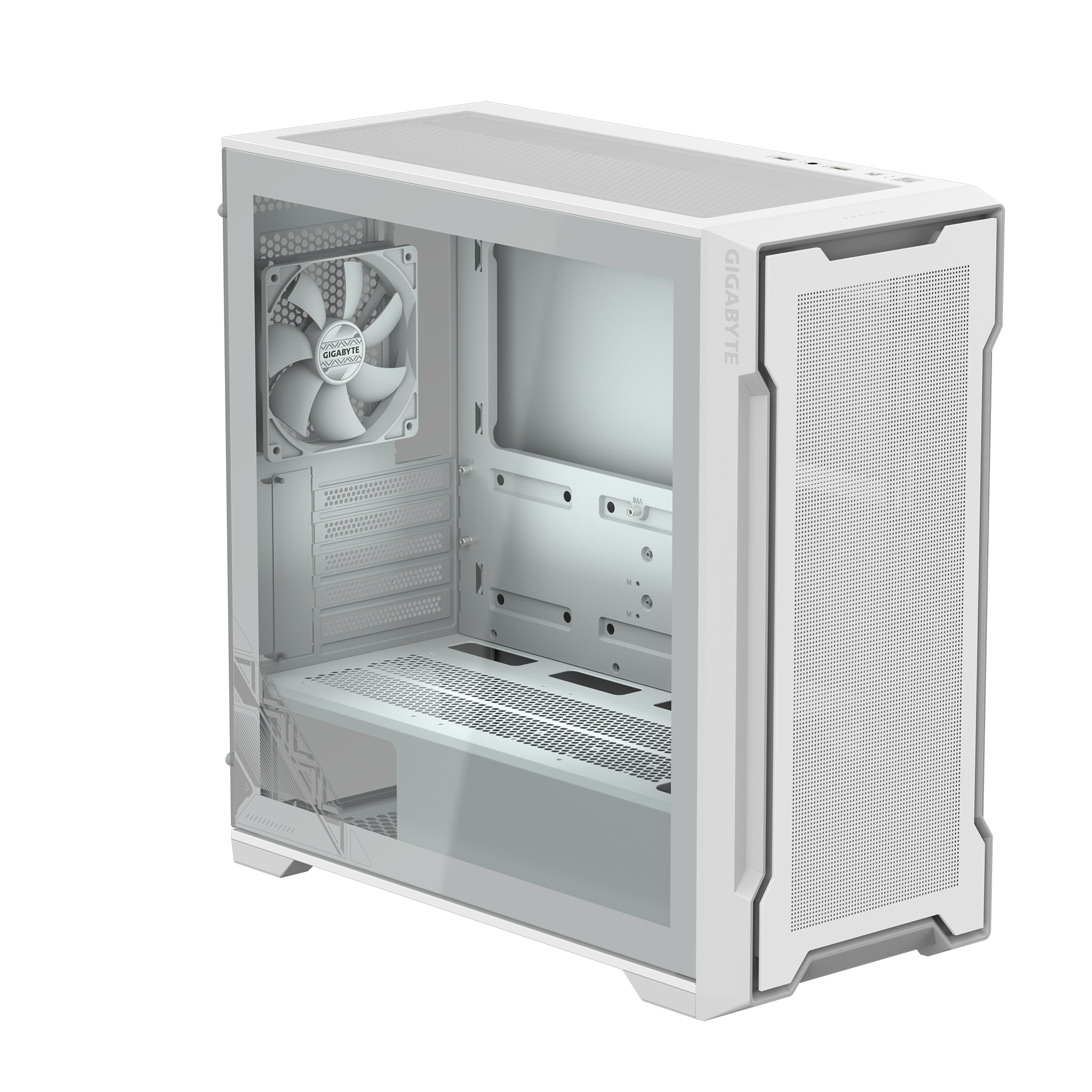 GIGABYTE 技嘉 C102 GLASS Mid Tower MATX機箱 黑/白