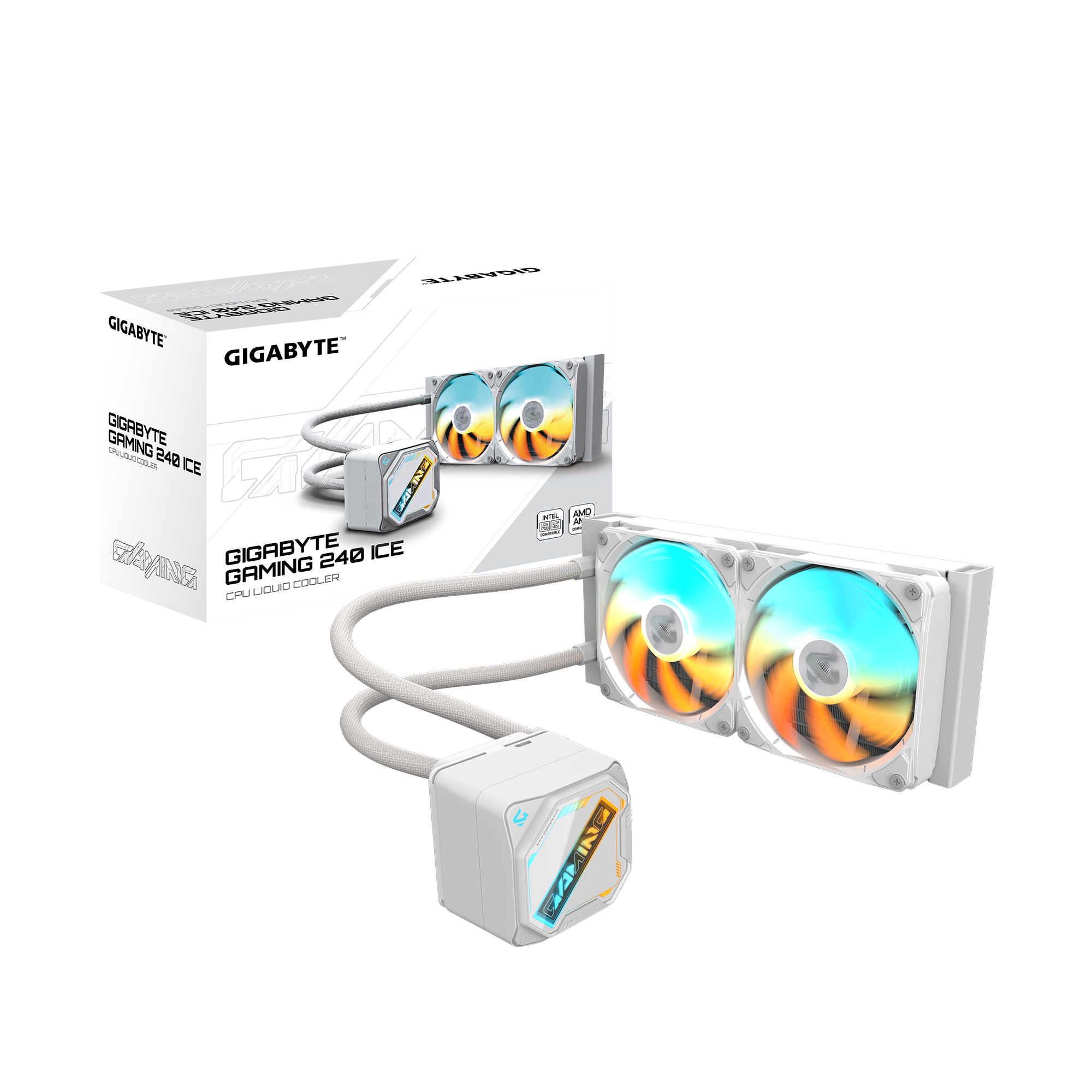GIGABYTE 技嘉 GAMING 240 水冷散熱器  (黑/白)