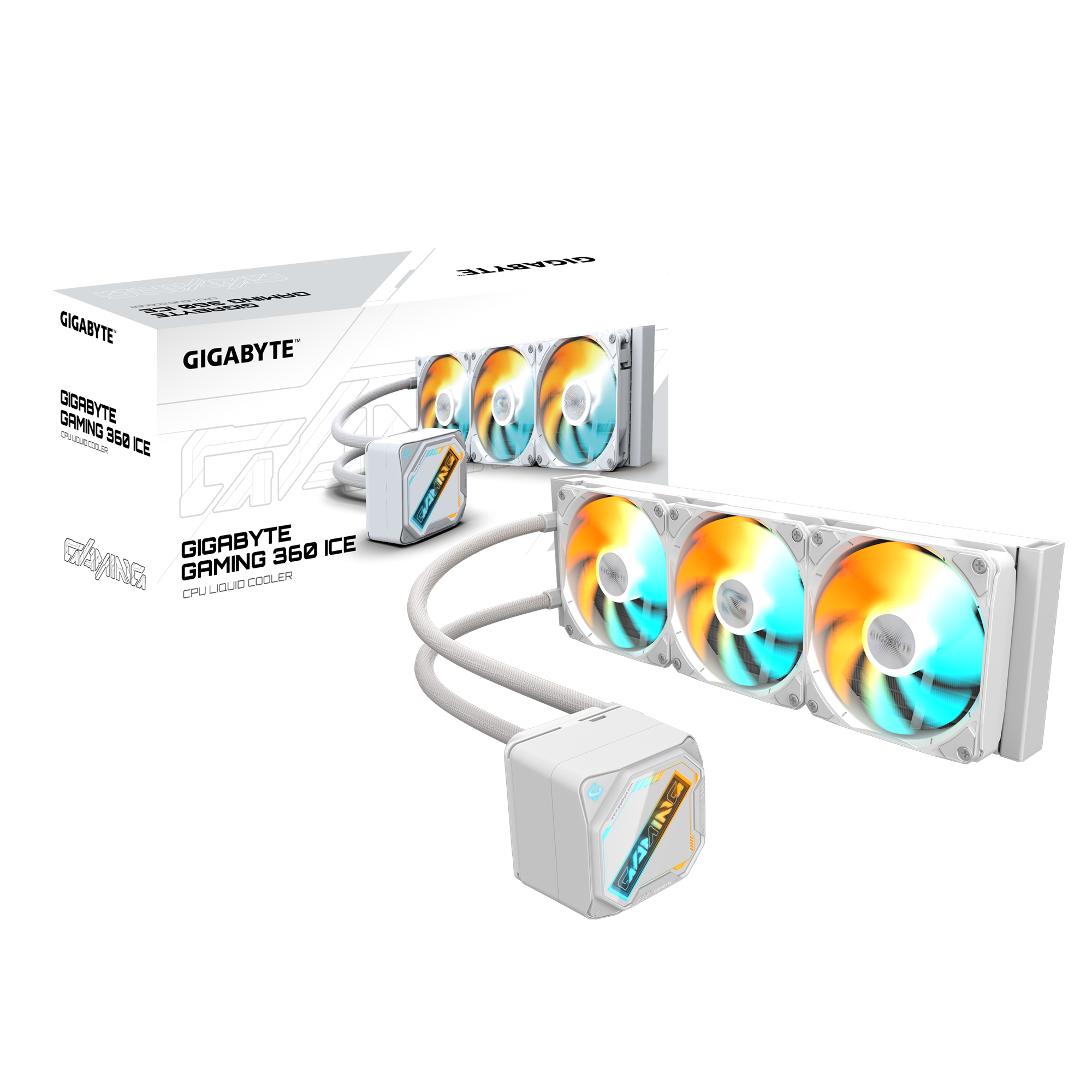 GIGABYTE 技嘉 GAMING 360 水冷散熱器  (黑/白)