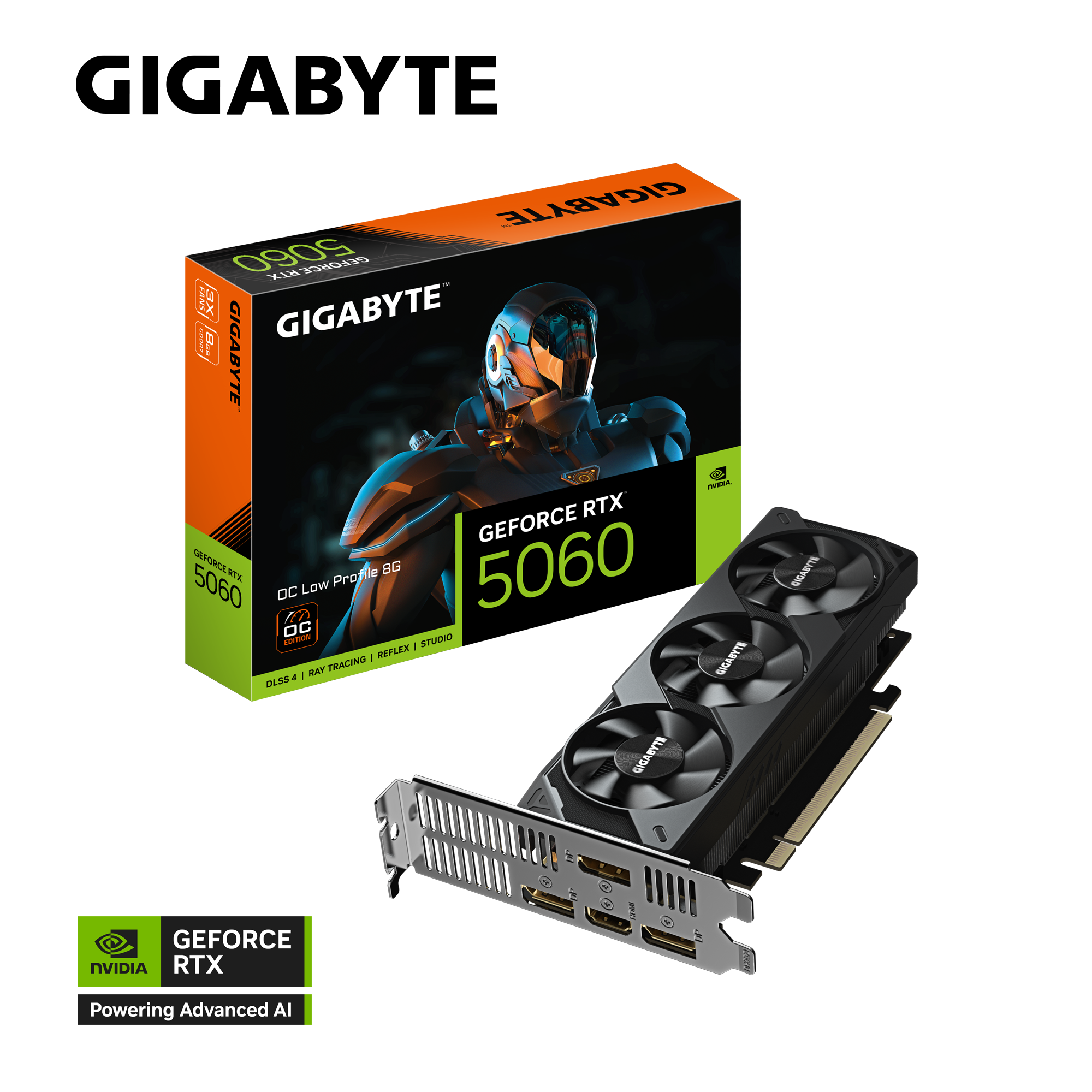 GIGABYTE 技嘉 LOW PROFILE GeForce RTX 5060 OC 顯示卡 8G