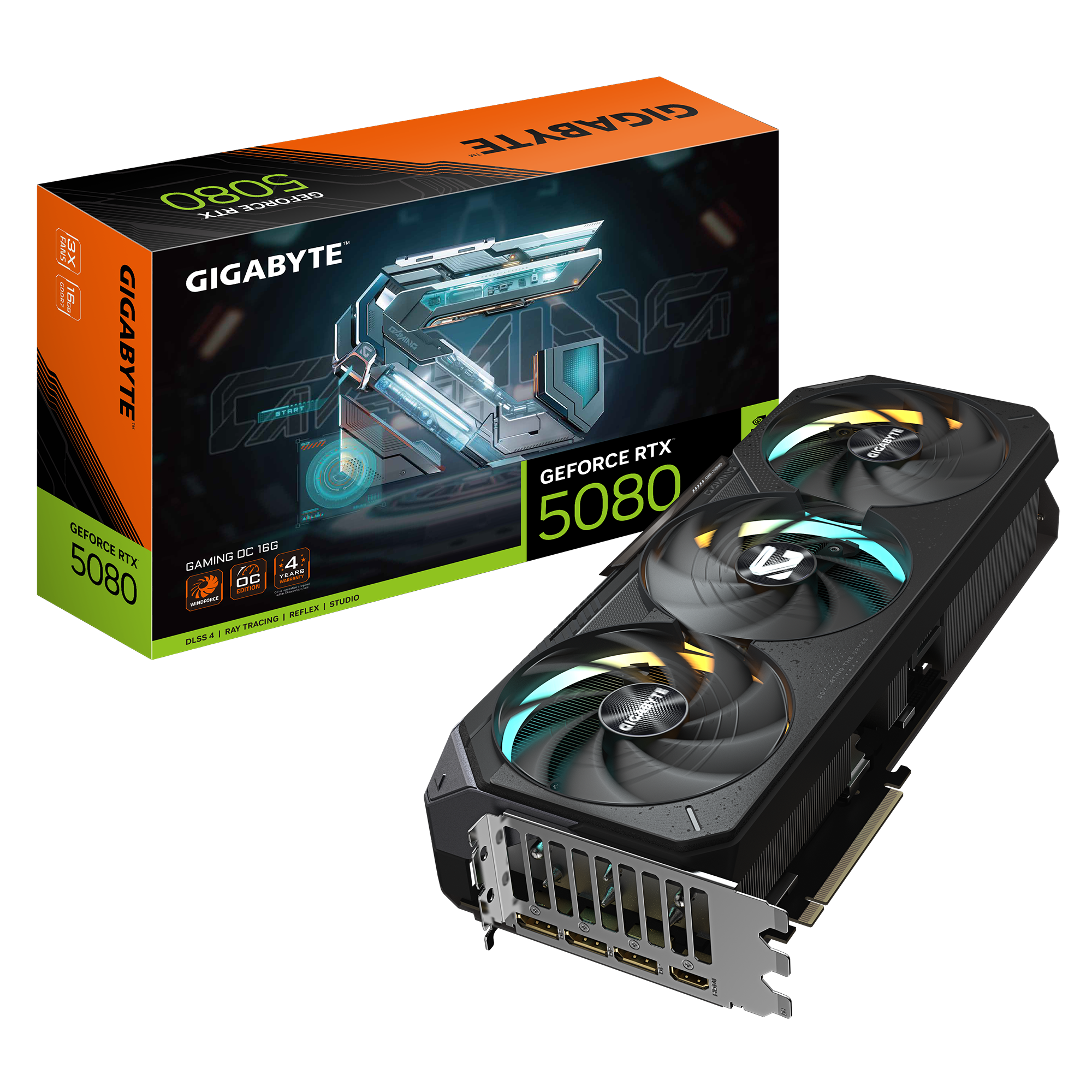 GIGABYTE 技嘉 GeForce RTX 5080 GAMING OC 16GB 顯示卡
